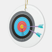 Archery Target Keramisch Ornament (Links)