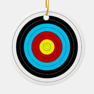 Archery Target Keramisch Ornament