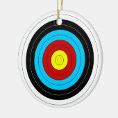 Archery Target Keramisch Ornament (Links)