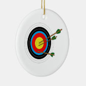 ARCHERY TARGET KERAMISCH ORNAMENT (Rechts)