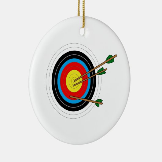 ARCHERY TARGET KERAMISCH ORNAMENT (Rechts)