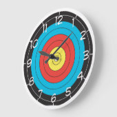 "Archery Target"-ontwerpwandklokken Grote Klok (Hoek)
