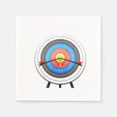 Archery Target Papieren servetten (Voorkant)