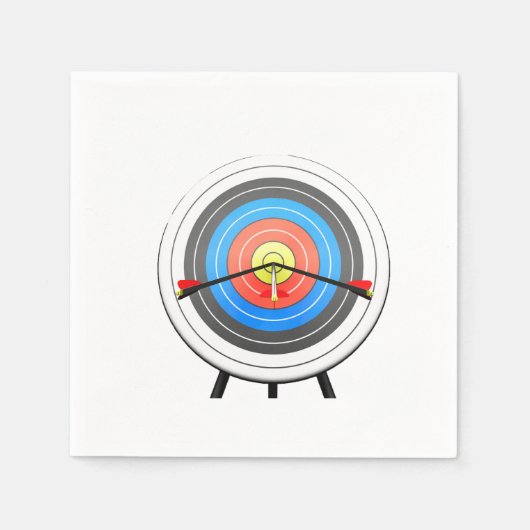Archery Target Papieren servetten (Voorkant)