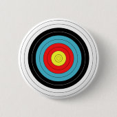 ARCHERY TARGET Pin / Button Badge (Voorkant)