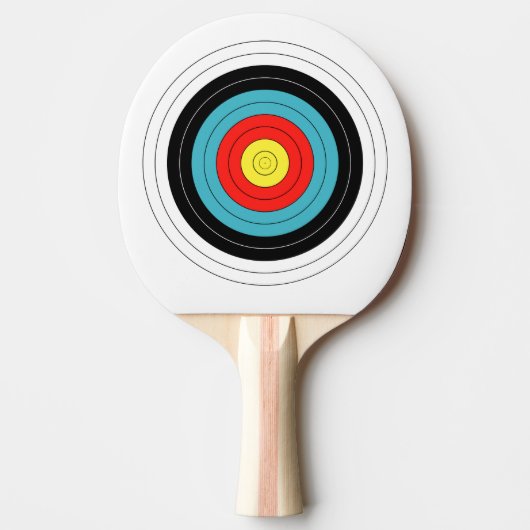 Archery Target Ping Pong Paddle Tafeltennisbatje (Voorkant)
