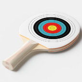 Archery Target Ping Pong Paddle Tafeltennisbatje (Voorkant Gekanteld)