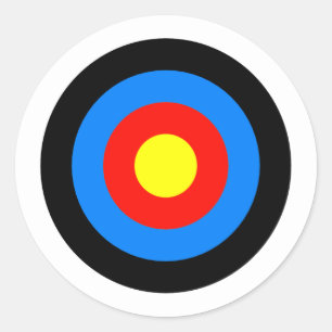 Archery Target Ronde Sticker