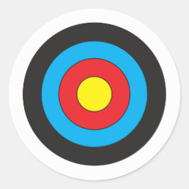 Archery Target Ronde Sticker
