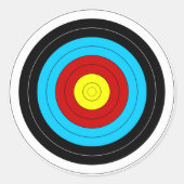 Archery Target Ronde Sticker