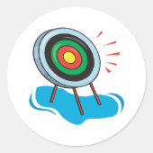 Archery Target Ronde Sticker (Voorkant)