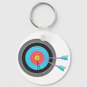 Archery Target Sleutelhanger