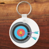 Archery Target Sleutelhanger (Voorkant)