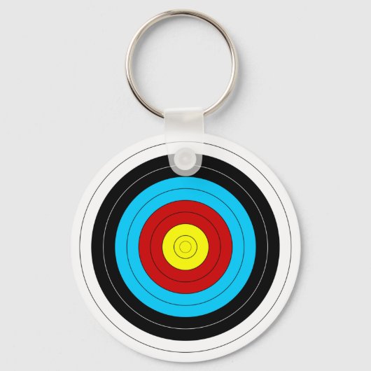 Archery Target Sleutelhanger (Voorkant)