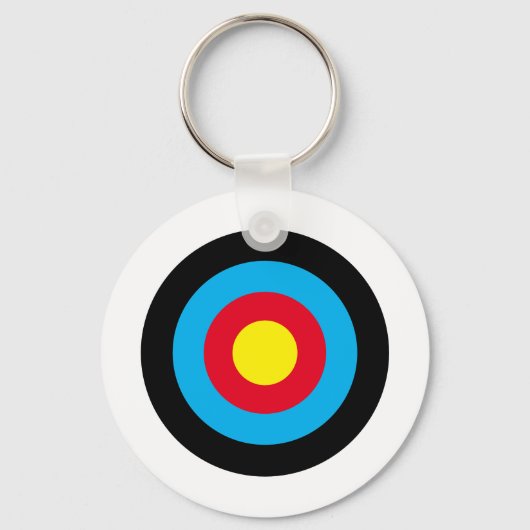 Archery Target Sleutelhanger (Voorkant)