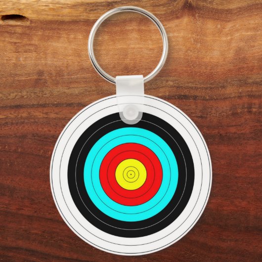 Archery Target Sleutelhanger (Voorkant)