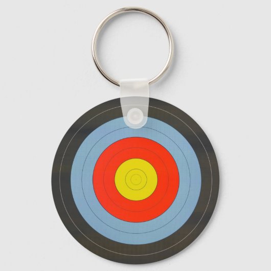 Archery Target Sleutelhanger (Voorkant)