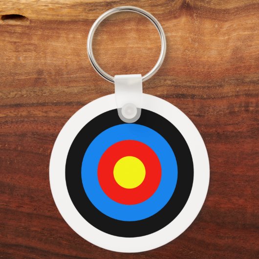Archery Target Sleutelhanger (Voorkant)