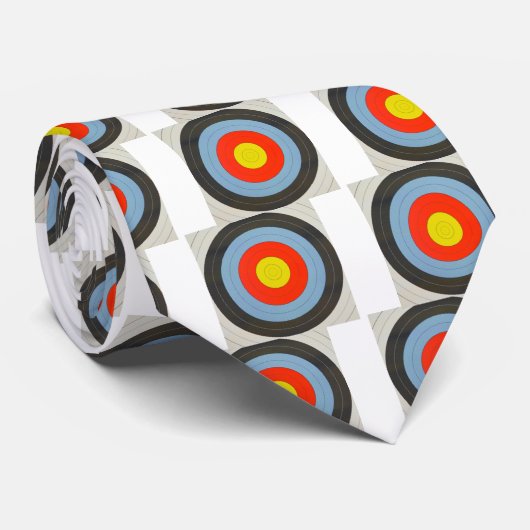 Archery Target Stropdas (Opgerold)