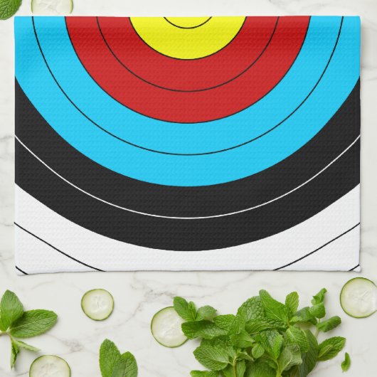 Archery Target Theedoek (Gevouwen)