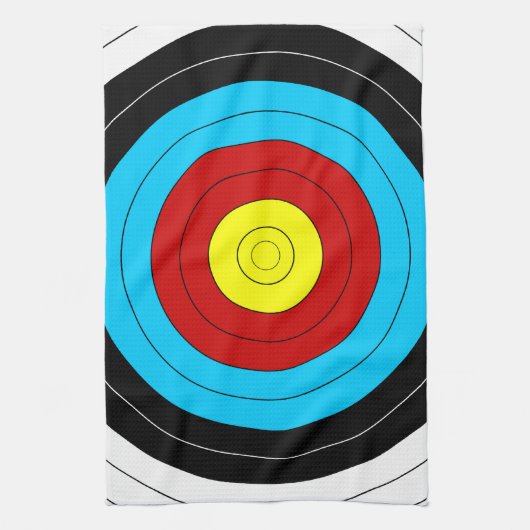 Archery Target Theedoek (Verticaal)