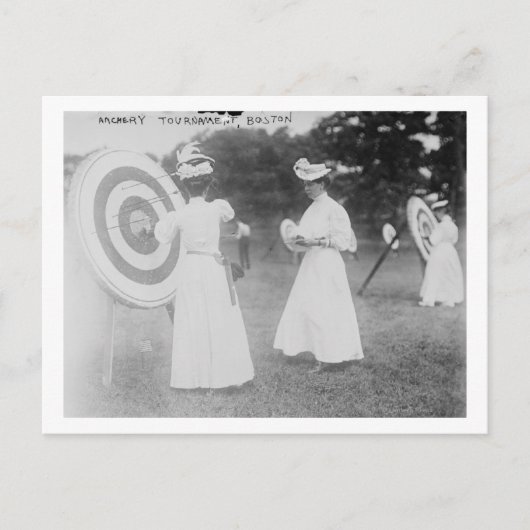 Archery Tournament in Boston, MA-foto Briefkaart (Voorkant)