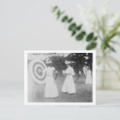 Archery Tournament in Boston, MA-foto Briefkaart (Staand voorkant)