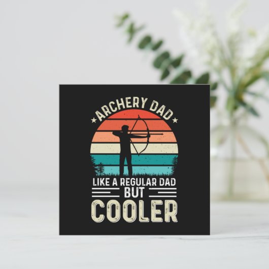 Archery Vader Kaart (Staand voorkant)