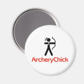 ArcheryChick Logo Magneet (Voorkant / Achterkant)