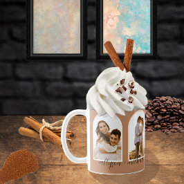 Arches 4 Foto Terracotta | Blush Couple + Namen C Koffiemok