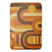 Arches and Sunspots Retro MCM Geometric Design Badmat (Voorkant Verticaal)