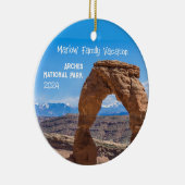 Arches Familie Vakantie Gepersonaliseerd Ornament (Rechts)