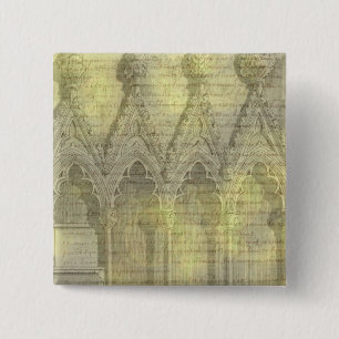 Arches-knop Vierkante Button 5,1 Cm