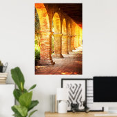 Arches Mission San Juan Capistrano Poster (Thuiskantoor)
