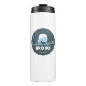 Arches Nationaal Park Herten Thermosbeker (Voorkant)