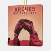 Arches Nationaal Park Minimalistische illustratie Keramisch Ornament (Links)