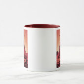 Arches Nationaal Park Minimalistische illustratie Mok (Midden)