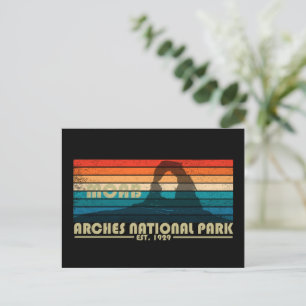 Arches Nationaal park Moab Utah  kunst Feestdagenkaart