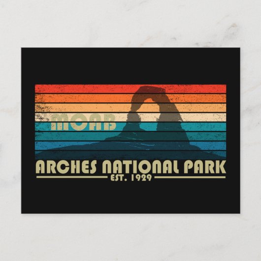 Arches Nationaal park Moab Utah  kunst Feestdagenkaart (Voorkant)