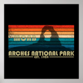 Arches Nationaal park Moab Utah kunst Poster (Voorkant)