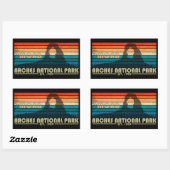 Arches Nationaal park Moab Utah  kunst Rechthoekige Sticker (Vel)