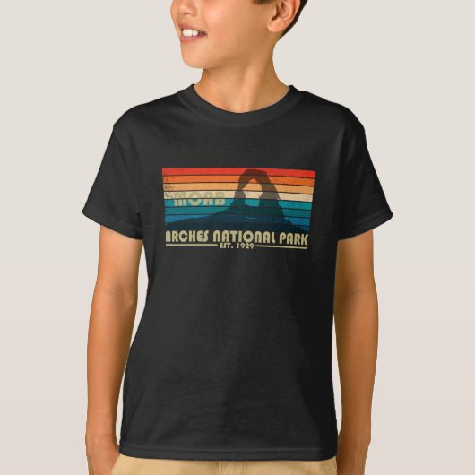 Arches Nationaal park Moab Utah  kunst T-shirt