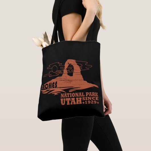 Arches Nationaal park Moab Utah kunst Tote Bag (Dichtbij)