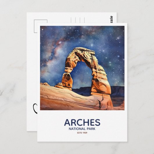 Arches Nationaal Park Save the Date Briefkaart (Voorkant / Achterkant)
