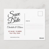 Arches Nationaal Park Save the Date Briefkaart (Achterkant)