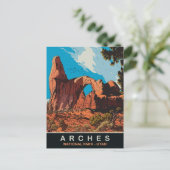 Arches, Nationaal Park, Utah, Reizen Briefkaart (Staand voorkant)