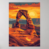 Arches National Park Art Print (Voorkant)