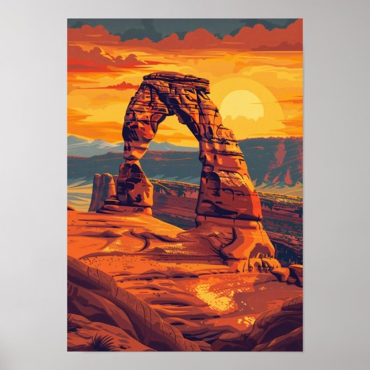 Arches National Park Art Print (Voorkant)