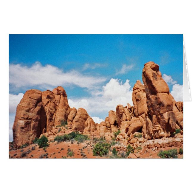 Arches National Park Card (Voorkant Horizontaal)