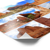 Arches National Park Collage Foto Afdruk (Hoek)